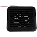 Miniatyrbillede 1 af 5: 12V Envejs Lydløs Køleventilator Sideudstødningsventilator til Bil RV Caravan RV Ventilator (Sort) - 8-Perfet