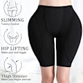 Miniatyrbild 4 av 5: Rumppads för Större Rumpa Höftkuddar Höftförstärkare Uppgraderade Svampvadderade Rumplyftar Trosor Bbl Shapewear Tummy Control för Kvinnor-Perfet Black 6XL