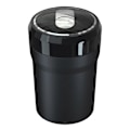 Miniatyrbillede 1 af 5: Bilaskebæger, Bærbart Røgfrit Cylinder Kopholder Askebæger, Røgfrit Bilaskebæger med Låg & LED-lys - Perfekt