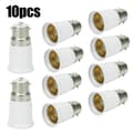 BC B22 till Es E27 Adapter Bajonettfattning Downlight Edisonskruv Glödlampa Konverterare Hållare-Perfet 10 Pcs