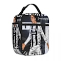 Miniatyrbilde 1 av 5: Cristiano Ronaldo Cr7 Isolerende Lunsjpose Kjølepose Lunsjboks Isolerende Lunsjboks Lunsjpose for Kvinner Barn Skole - Perfekt 3