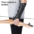 Miniatyrbild 5 av 6: Pu Läder Bågskytte Armskydd Handskydd Båge Långbåge Jakt Skytte Båge Bågskytte Utomhus Skyddsutrustning - Perfet