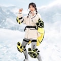 Miniatyrbild 3 av 5: Skyddsredskap för skidåkning, skridskoåkning, snowboard - Söt Sköldpadda Matta - Perfekt Yellow Adult Hip