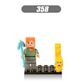 Miniatyrbild 5 av 5: 8 st Minecraft Minifigurer Byggklossar Leksaker Actionfigurer Set-Perfekt 8set