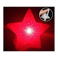 Miniatyrbilde 1 av 5: PVC Nattelys Stjerneformet Lys Barnegave til Ferie og Bursdag - Perfekt Red light-plus wrist strap 20CM