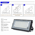 Miniatyrbillede 2 af 2: 50W IP65 Vandtæt Udendørs LED-Overlysskild - Perfekt RGB