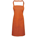 Miniatyrbilde 1 av 3: Premier Kvinners Fargerik Bib Forkle med Lommer/Overalls - Perfekt Orange