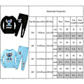 Miniatyrbilde 2 av 2: Lilo & Stitch Trykte Barnas Pyjamassett for Jenter og Gutter, Langarmet T-skjorte og Bukser, Hjemmekler, Pyjamas - Perfekt Light Blue 9-10 Years