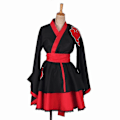 Miniatyrbild 1 av 5: 6 Anime Lolita Klänningar Kvinnors Cosplay Kostymer Akatsuki Kimono Maid Kostym Uchiha Sasuke Lolita Kläder Set - Perfekt SetA XXXL