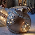 Miniatyrbillede 1 af 4: PVC oppustelig julekugle - udendørs oppustelig julepynt (6#) - Perfet