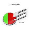 Pikkukuva 1 / 5: 3D Metalliautotarra Jaguarin auton etusäleikköön ja takaluukkuun, R Sport -embleemi RS S 25t 35t AWD -merkki, XE F PACE -tarvikkeet - Perfet S