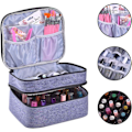 Miniatyrbillede 7 af 7: Etui - Indeholder 30 flasker (15 ml-0.5fl.oz), neglelak-etui, to-lags arrangør - Perfet