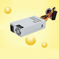 Miniatyrbillede 3 af 5: 220V MINI PSU FLEX Computer Strømforsyning 1U 200W Desktop PC Kasseapparat Strøm-Perfekt