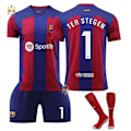 Pikkukuva 1 / 2: 23/24 Barcelonan kotijalkapallopaita sukilla 1 TER STEPS - Perfet 1 TER STEGEN 20