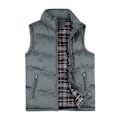 Miniatyrbilde 1 av 5: Sliktaa Herre Varmere Vest Utendørs Quiltet Ermeløs Dunjakke-Perfekt Grey XL