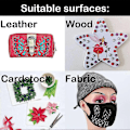 Miniatyrbild 5 av 5: Strass-sättare, applikationsverktyg, Hot Fixed Wand Bedazzler Kit, 4080 st, Ab Crystal, Klar-Perfet