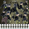 Miniatyrbillede 4 af 5: Military Series Building Legetøj 12 minifigurer-Perfet