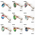 Miniatyrbilde 4 av 10: PC Fiske lokkeskje Spinner Crankbait FARGE 2- Perfet