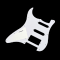 Miniatyrbilde 4 av 5: Flerfarget 11-hulls SSH gitarplekterbrett ripebeskyttelse kompatibel med ST SQ elektriske gitarer 3-lags SSH gitarplekterbrett gitardeler - Perfekt magma