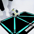 Miniatyrbillede 4 af 5: 1 stk 50*80cm Fodbold Træningsmåtte Fodspor Træningsdækken Gummi-Perfet