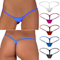 Miniatyrbild 5 av 6: Dam Sexiga Mini Strings Micro G-strings Underkläder Trosor - Perfet Blue S