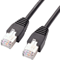 Miniatyrbilde 4 av 4: Ethernet-forlenger Rj45 hann til hun skrue nettverksforlengelseskabel 30 cm 2 stk (santanxing)-Perfet 0.6M