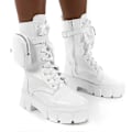 Pikkukuva 1 / 4: Platform-saappaat Plus Size - Naisten saappaat - Perfet White 41
