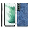 Miniatyrbild 3 av 5: För Samsung Galaxy S22+ 5G Sytt Telefonfodral Beläggning Hårt Mjukt Halkfritt Grepp Skyddande Skal - Perfekt Blue Style C Samsung Galaxy S22+ 5G