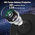 Miniatyrbilde 5 av 6: Nattlys Galaxy-projektor Stjernehimmel-projektor - Perfekt