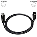 Miniatyrbillede 4 af 5: Mini Din 10-polet Han til Hun Kabel Udskiftning 10-polet Kabel til Hjemmekino - Perfekt 0.5 m