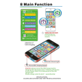Miniatyrbilde 3 av 10: Baby Smart Touch Screen Mobile Leker - Perfet White