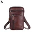 Miniatyrbilde 1 av 10: Telefonveske i skinn for menn Belteveske Skulder Crossbody Midjepakke A - Perfet