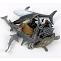 Miniatyrbild 5 av 6: mini leksaksfigurer för marina djur, 12 mini pusselleksaker - Perfet