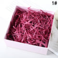 Miniatyrbillede 2 af 6: Strimlet silkepapir, Raffia Hamper Strimlet gavefyld - Perfet Wine red 300g