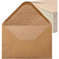 Miniatyrbilde 1 av 5: Konvolutter (100 stk) gammelt kraftpapir/uten vindu - C6-162 x 114 mm, konvolutter, close-Perfet