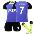 Miniatyrbild 2 av 3: 22-23 Tottenham Borta Set #7 #9 Skjorta Fotbollsuniform för vuxna barn No.7 Son Heung Min 16