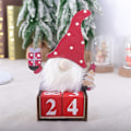 Miniatyrbillede 3 af 4: Juletræ Adventskalendertræ til nedtællingsblokke Red