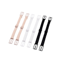 Miniatyrbillede 1 af 5: Pakke med 6 BH-stropclips, Elastisk Anti-Slip Stroppeholder, Sort, Beige, Hvid-Perfet