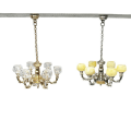 Miniatyrbilde 6 av 9: Barnerealistisk 1/12 dukkehusmøbler Lysekrone Light Prete - Perfet A1