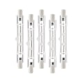 Miniatyrbilde 1 av 5: 5-pak R7s 118mm 300w 230v, r7s Halogen Lineær Lyspære, Dimbar Halogenlampe for Bygg - Perfekt