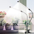 Miniatyrbilde 5 av 5: Vekstlys, sollys Hvit 50w 84 LED Dobbelt Hode Klips Plantelys, 4/8/12h Timer 5 Justerbare Lysstyrke nivåer  xi-Perfet