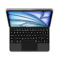 Miniatyrbild 2 av 5: för iPad Air 13 (2024) (M2) Flytande Magnetiskt Fodral Bluetooth Tangentbord med Multi-touch Trackpad - Bl-Perfet