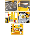 Miniatyrbillede 5 af 5: Nødkøretøjslegetøj Bybrandstation Brandrednings Tårn Byggesæt-Perfekt Fire protection (51pc)