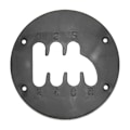Miniatyrbillede 3 af 5: Formdæmpning 6-trins Short Throw Shifter Midterplade Real Feel Gear Opgraderingstilbehør til Thrustmaster TH8A-Perfekt