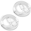Miniatyrbild 1 av 7: IPhone 20W snabbladdarkabel 2-pack USB-C till Lightning-kabel (2m) Snabbladdning- Perfet white