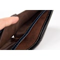 Miniatyrbild 3 av 8: Wallet herr läder plånbok herr plånbok pengapåse - Perfet blue