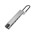 Miniatyrbild 4 av 5: USB C Hub Adapter, 8 i 1 Mac Tillbehör USBC Adapter 4K HDMI, Ethernet, 2 USB 3.0, SD/TF Card Reading-Perfet