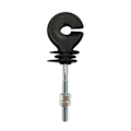 Miniatyrbillede 2 af 5: 50 stk. Flade Møtrik Isolatorer Elektrisk Hegn Isolatorer Gevind Elektrisk Hegn Isolering Spiral Insula-Perfet