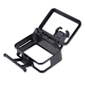 Pikkukuva 4 / 4: PULUZ Standard Border Frame ABS Suojakotelo Yhteensopiva DJI Osmo Actionin Kanssa, Solkikiinnikkeellä & Ruuvilla (Musta)-Perfet