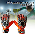 Miniatyrbilde 3 av 10: Latex Keeperhansker Fotballhansker Profesjonell For Barn Voksne orange #6